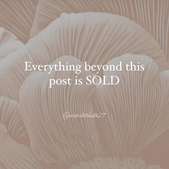 Other - Everything below is sold.